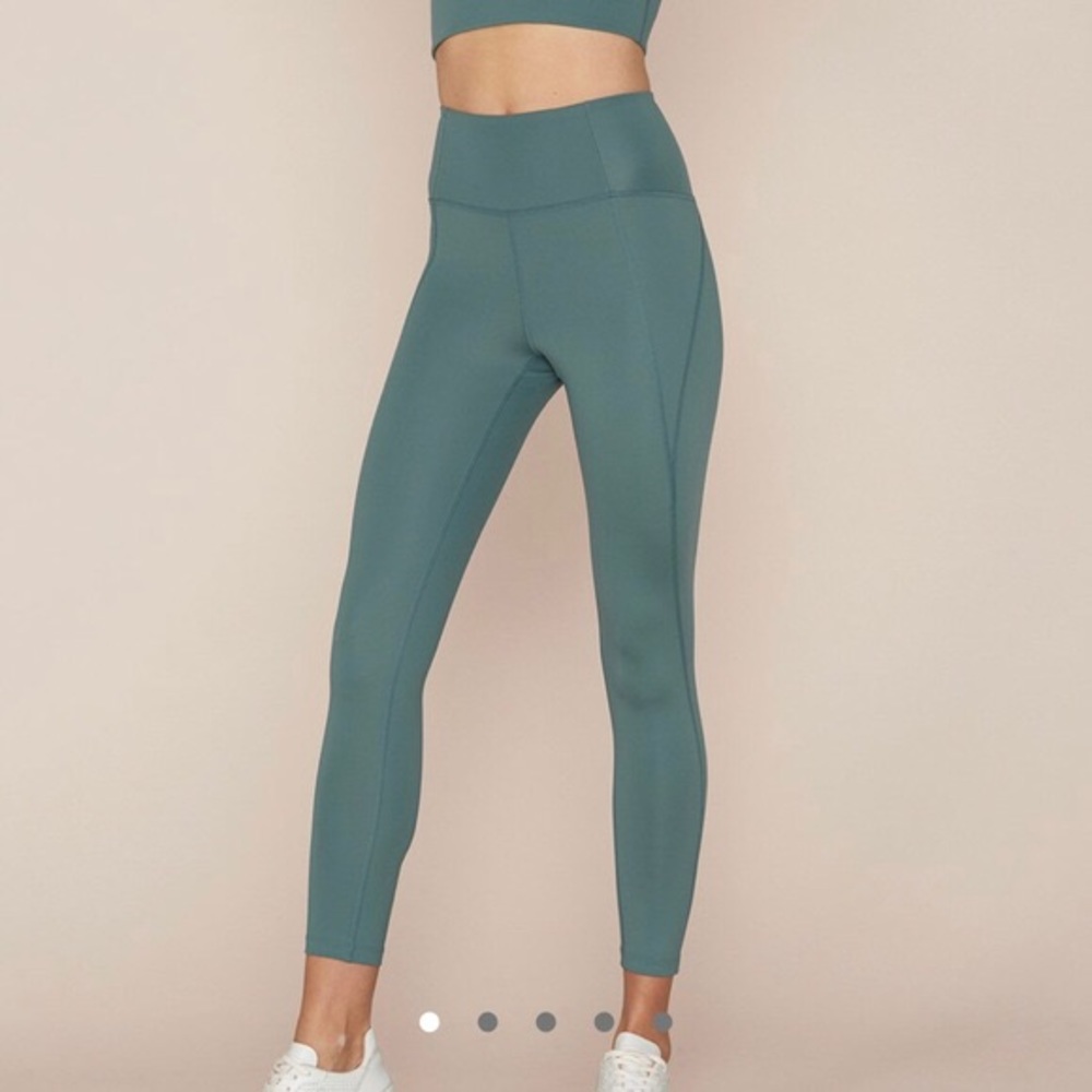 Girlfriend Collective Compressive High Rise Legging in Jade